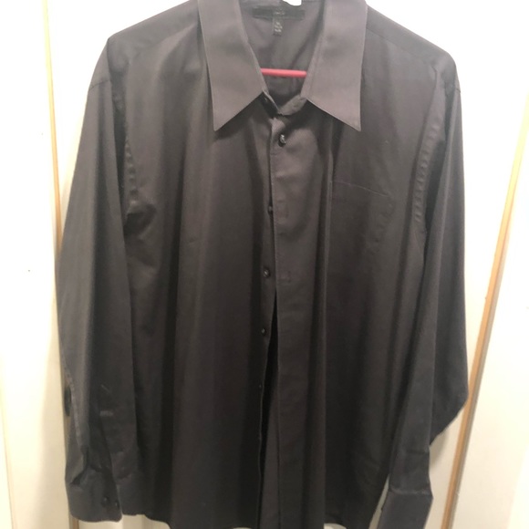 Dark Gray Apt 9 Men’s Size XL Button Up Shirt - Picture 1 of 4